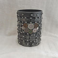 Steampunk Pot / Holder / Silver / Pewter / Vintage Gift / Bookish Gift